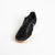 White background top view of a JOOLA R4LLy pickleball shoes black.