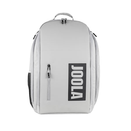 Gray JOOLA Vision II backpack on a white background.