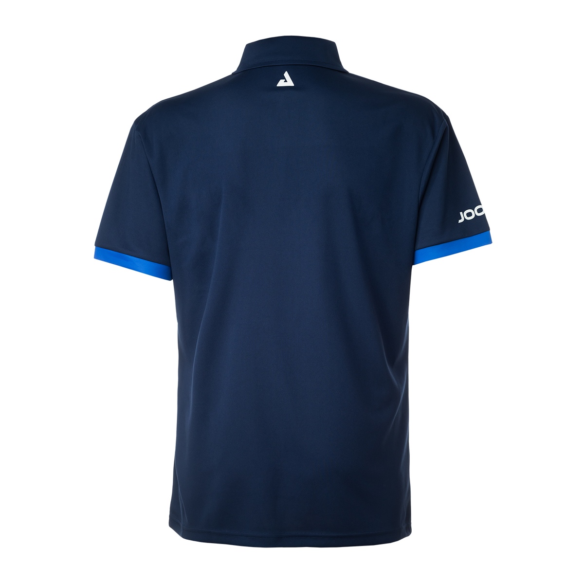 White Background Image: JOOLA Edge Polo in Navy/Blue, back #Navy/Blue