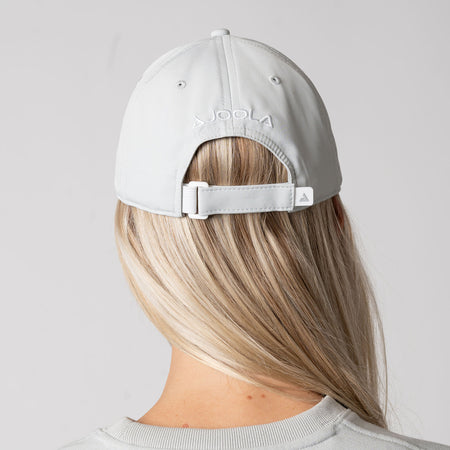 Image of the back of the JOOLA Essential Cap, Gravity Gray.