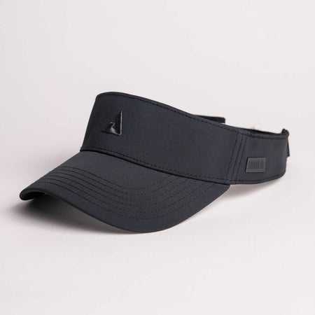 White background, image of the a black JOOLA Essential Visor.
