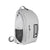 Angled view of the Gray JOOLA Vision II backpack on a white background shows side mesh pocket.