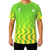 White background, product image showing a male model wearing a Jungle Green Hugo Calderano Copacabana Raglan Short Sleeve.
