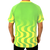 White background, product image showing the rear view of a male model wearing a Jungle Green Hugo Calderano Copacabana Raglan Short Sleeve.