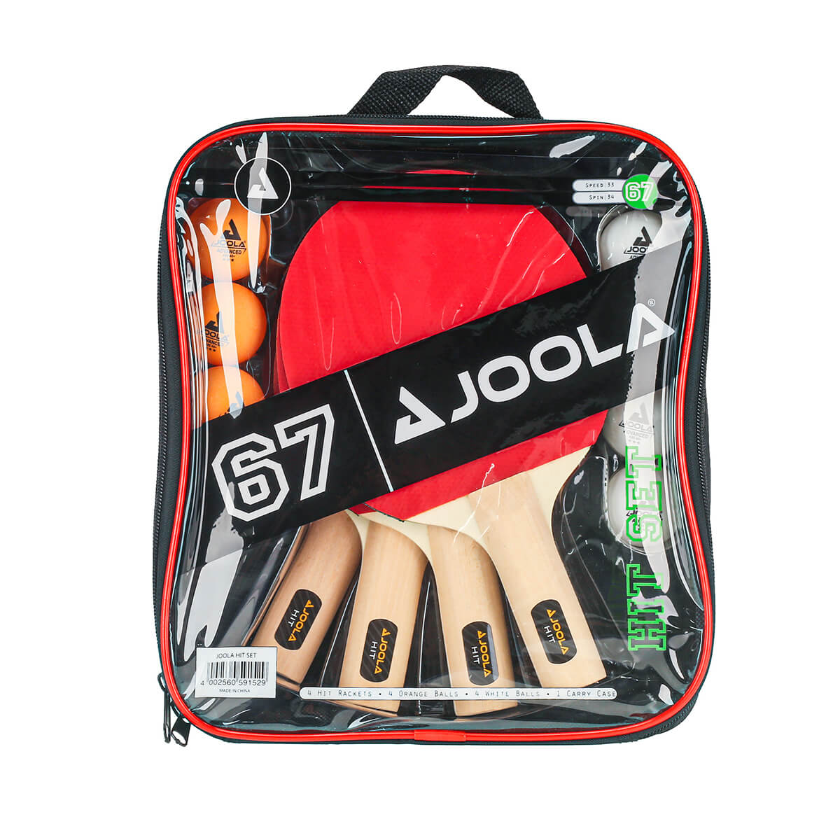 JOOLA Hit Table Tennis Rackets & Balls Set - JOOLA USA