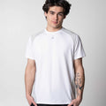 White-Men's Court Hybrid Short Sleeve Shirt