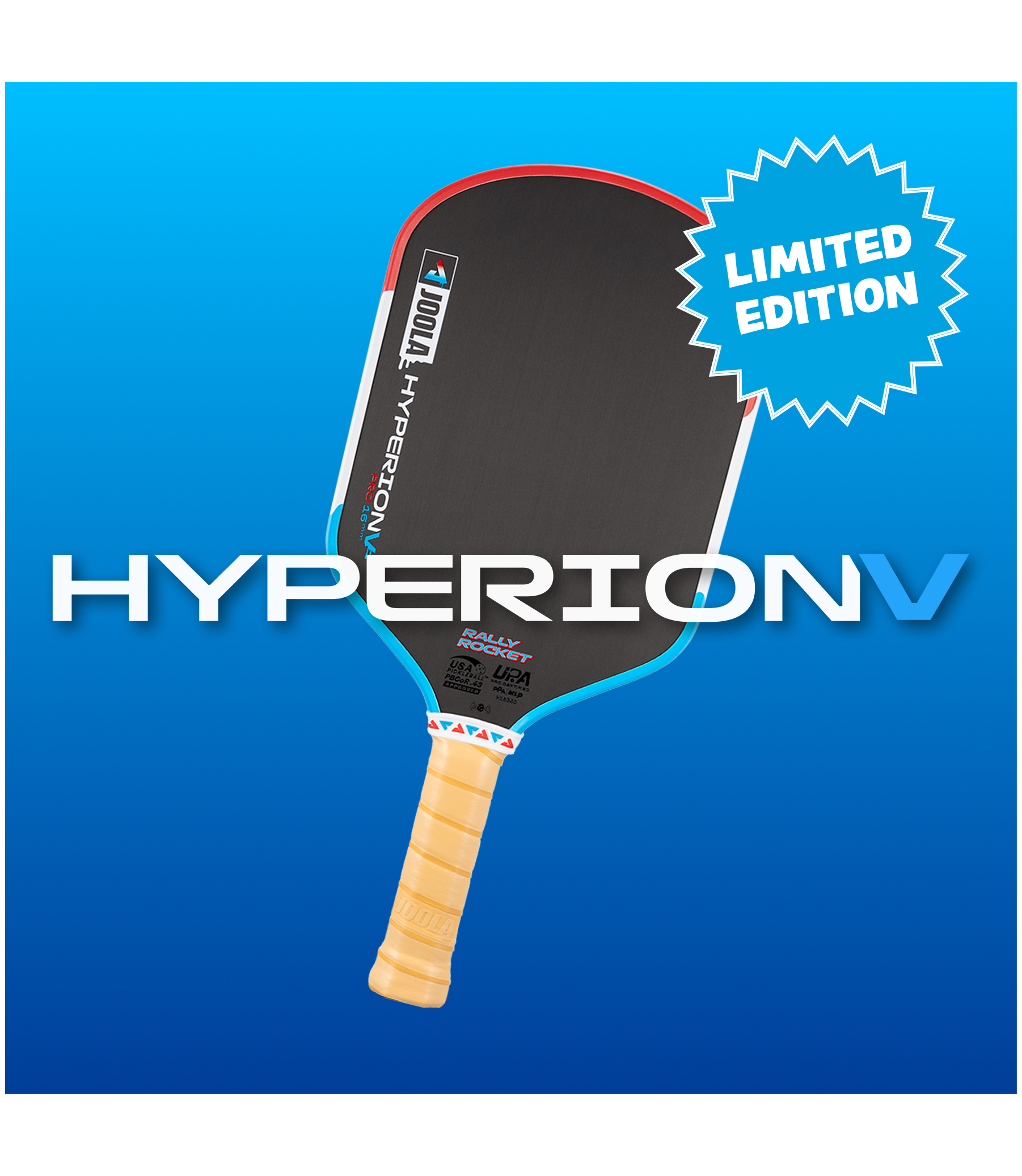 JOOLA Hyperion Pro V pickleball paddle, limited edition.