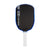 White background, product image showing the Agassi Pro V pickleball paddle with a white handle and dark blue edge guard.