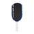 White background, product image showing the JOOLA Agassi Pro V pickleball paddle with blue edge guard and white handle.