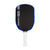 White background, product image showing the Agassi Pro V pickleball paddle with a white handle and dark blue edge guard.