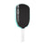 White background, product image of the Graf Pro V with a turquoise edge guard and a white handle.