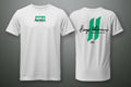 White/Jungle Green-Hugo Calderano Signature Tee