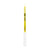 White background, product image showining the white handle and yellow and black edge guard on the JOOLA Scorpeus Pro V.
