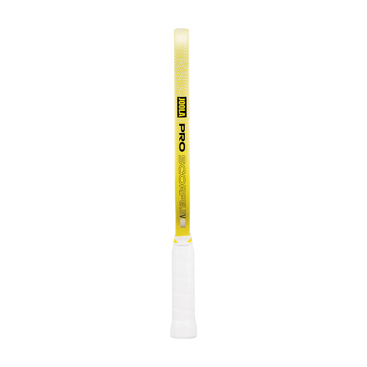 White and yellow tape measure on a white background