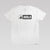 Gray gradient background, product image of a white JOOLA graphic tee.