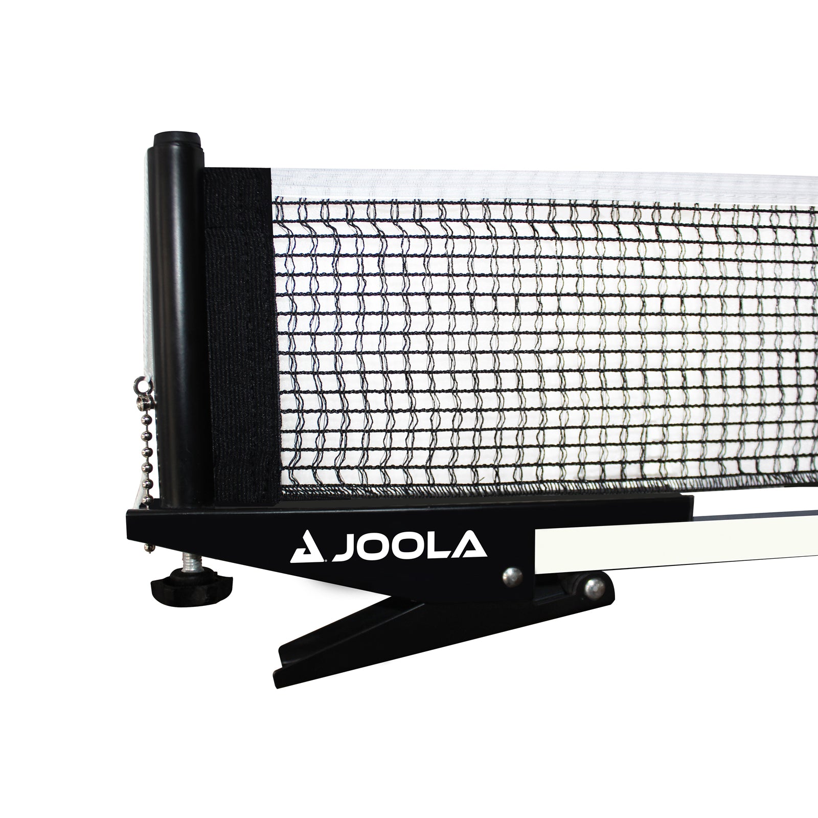 White background image showing a JOOLA Inside Net IGWBG table tennis net.