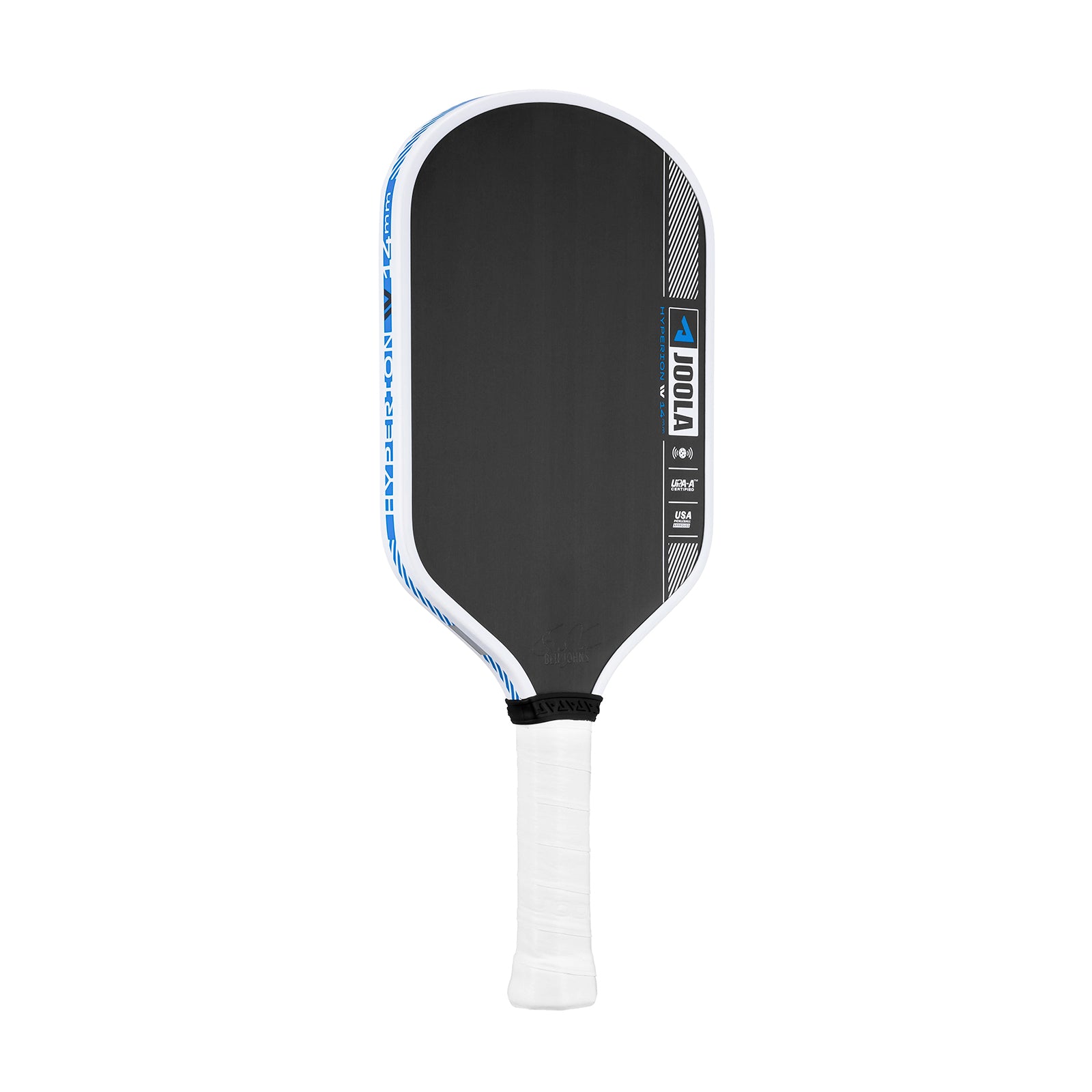 White background, product image of the JOOLA Simone Jardim Hyperion Pro IV Pickleball Paddle. 16mm.