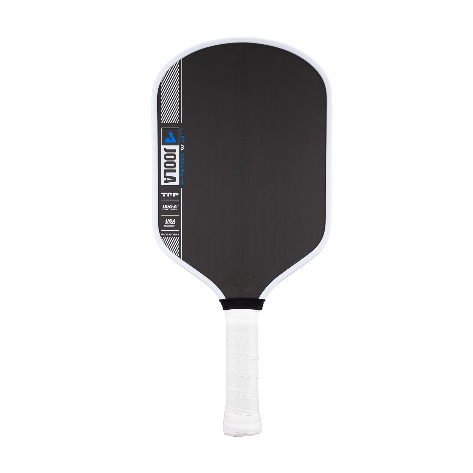 White background, product image of the JOOLA Ben Johns Hyperion Pro IV Pickleball Paddle. 14mm.