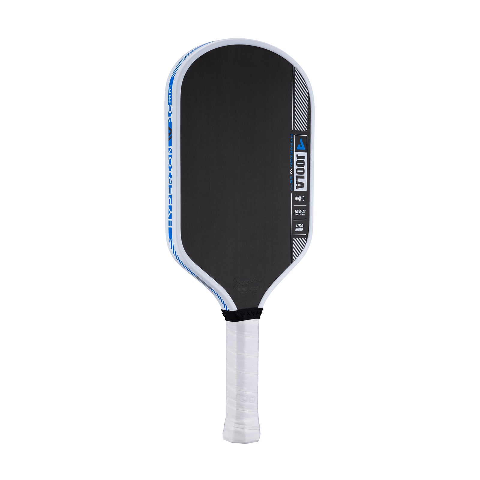 White background, product image showing an angled view of the JOOLA Simone Jardim Hyperion Pro IV Pickleball Paddle.