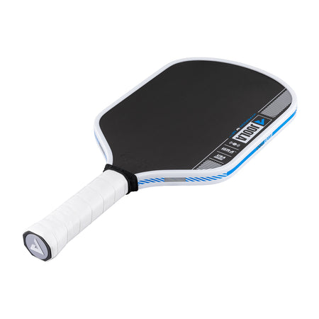 White background, product image of the JOOLA Simone Jardim Hyperion Pro IV Pickleball Paddle. 16mm. 