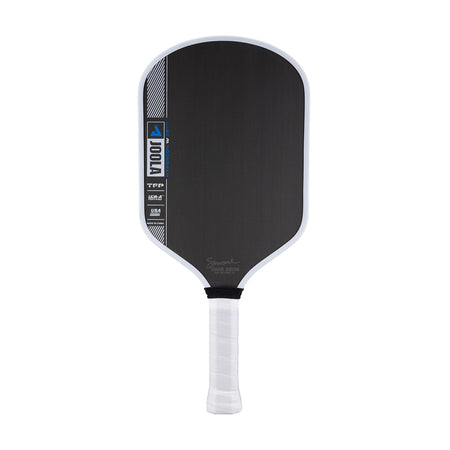 White background, product image of the JOOLA Simone Jardim Hyperion Pro IV Pickleball Paddle. 16mm.