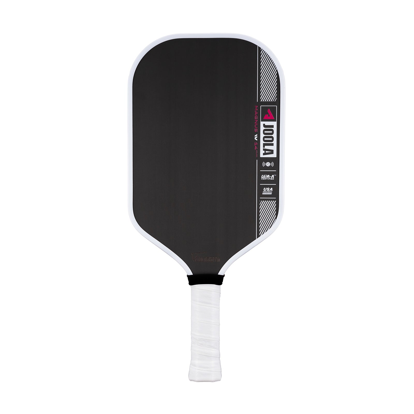 White background, product image of the JOOLA Tyson McGuffin Pro IV Pickleball Paddle. 14mm.