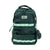 Green JOOLA Utility backpack with reflective stripes and 'JOOLA' logo on a white background