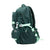 JOOLA Utility Green backpack with a small pouch on a white background