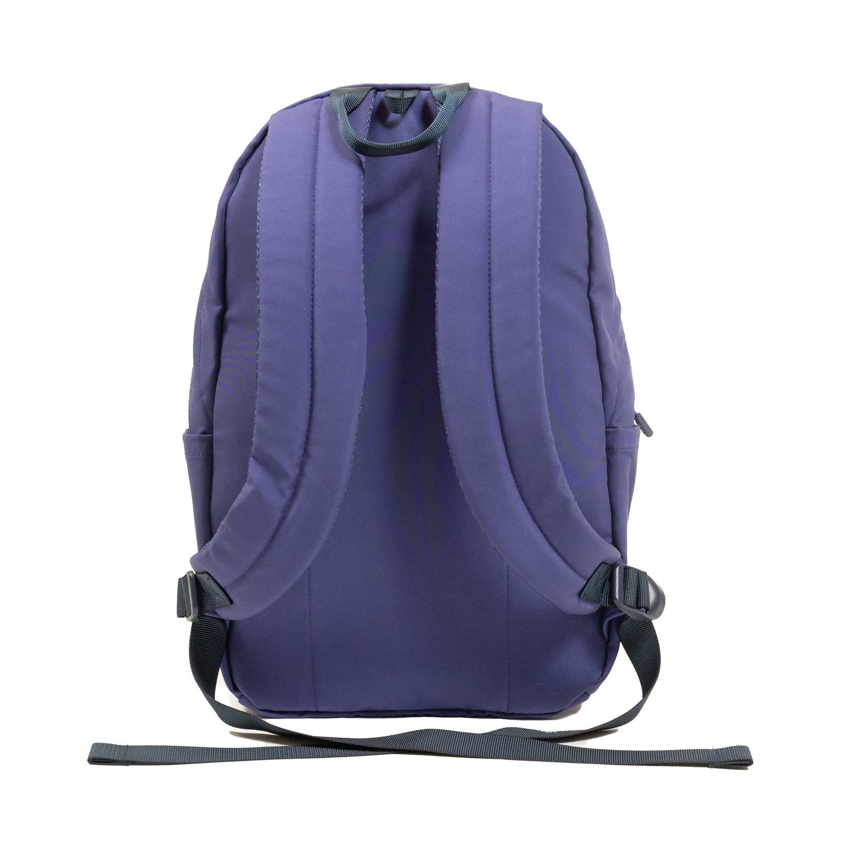 Purple JOOLA backpack on a white background.
