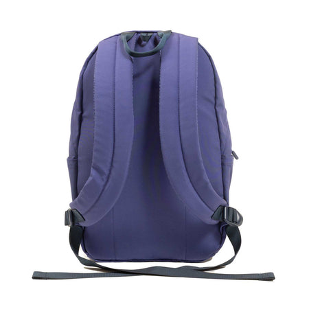 Purple JOOLA backpack on a white background.