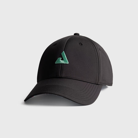 JOOLA Essential pickleball hat, black with a green JOOLA trinity logo.