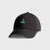 JOOLA Essential pickleball hat, black with a green JOOLA trinity logo.