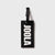 Black JOOLA luggage tag with 'JOOLA' text on a white background