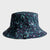 JOOLA Aqua Synth pattern Bucket hat on a light gray background