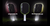 Scorpeus and Perseus Pro V paddles on each side of a Kosmos pickleball paddle.