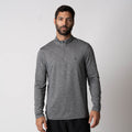 Charcoal Gray Heather-Men's Quarter Zip Pullover