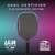 Inforgraphic for the Dual Certified Perseus 3S Dual Pickleball Paddle.