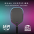 Inforgraphic image for the Perseus 3S Dual pickleball paddle.