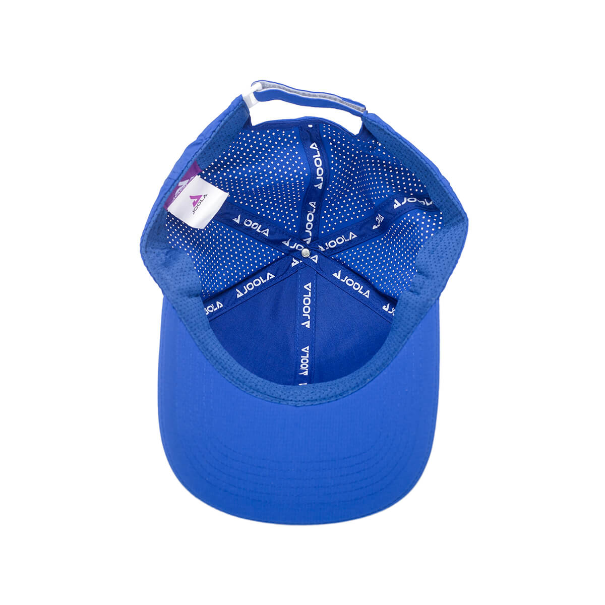 White background image of a blue JOOLA Perseus hat.