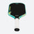 White background, product image of the JOOLA Perseus POWER FX pickleball paddle in the Daydream colorway, green and yellow.