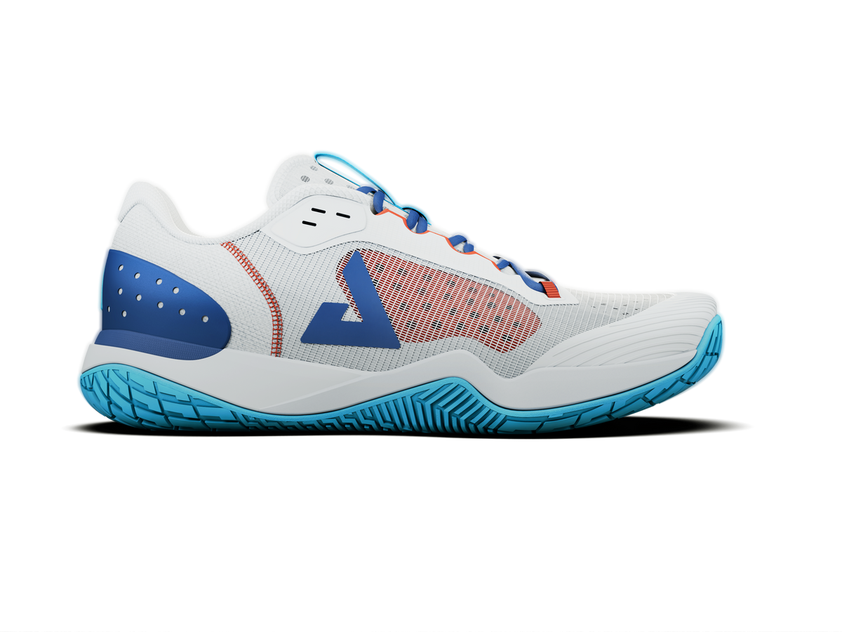 Image of the JOOLA R4LLy pickleball shoe in a blue colorway.