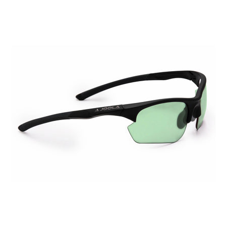 Side angled view of the JOOLA RJX Boost Indoor glasses.