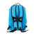 White background, image showing the straps on the JOOLA Vision II Racketpro x JOOLA backpack. Blue straps with black accents.