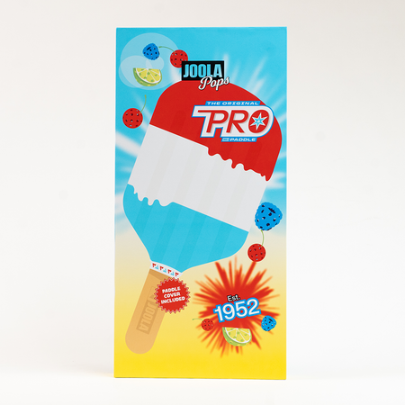 Beautifully designed and executed image of the JOOLA Rally Rocket packaging.