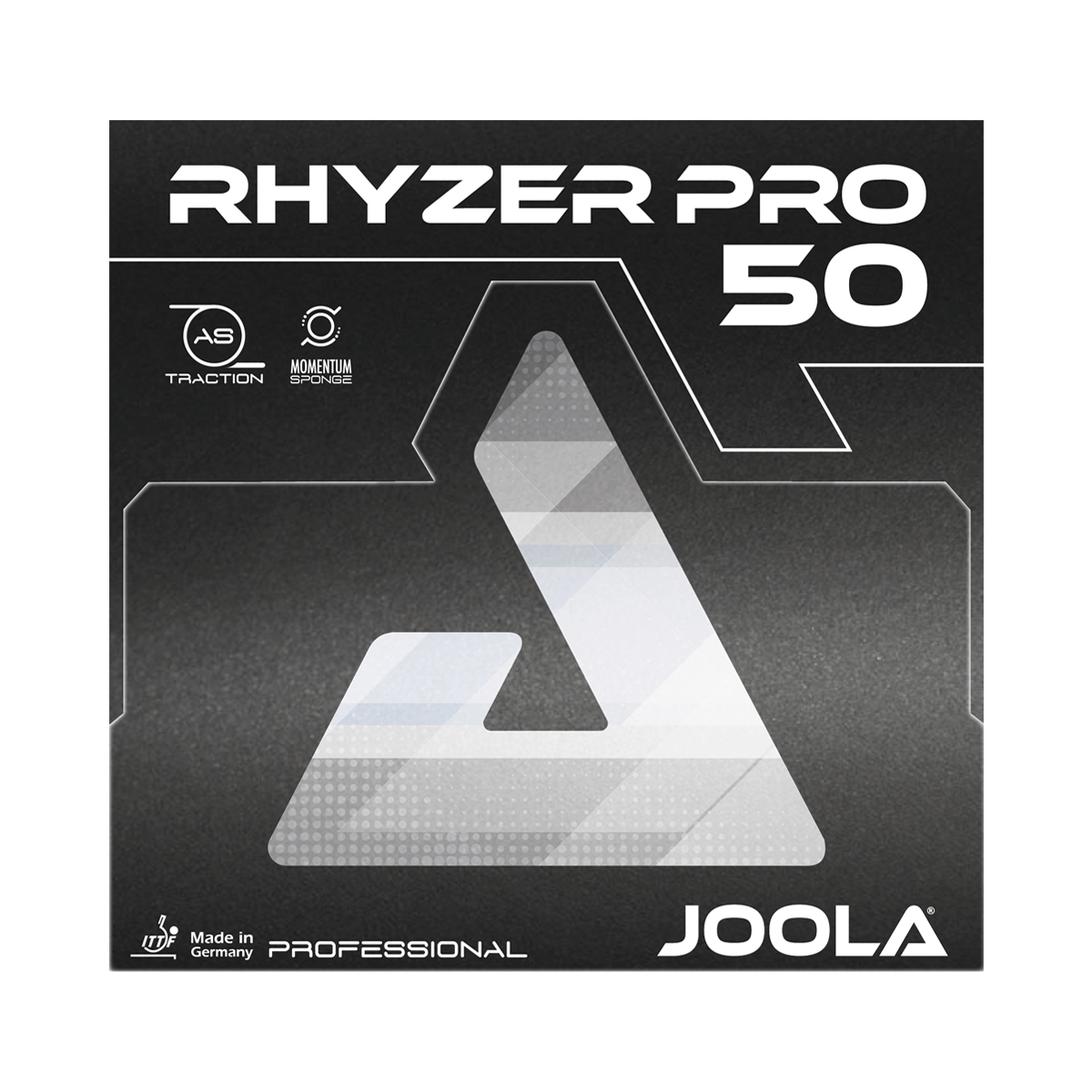 Image of a package of JOOLA Rhyzer Pro Table tennis rubber.