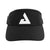 White Background Image: JOOLA Scorpeus Visors in Black with white JOOLA Trinity icon on the front #Black