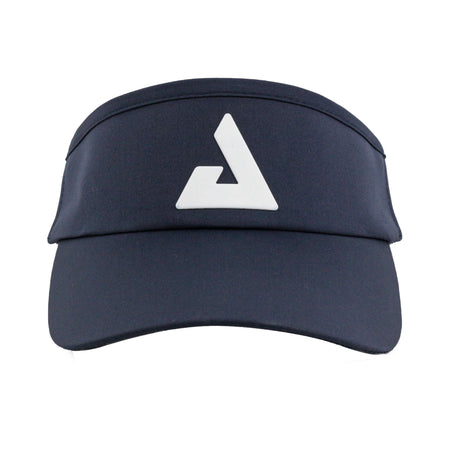 White Background Image: JOOLA Scorpeus Visors in Navy with white JOOLA Trinity icon on the front #Navy