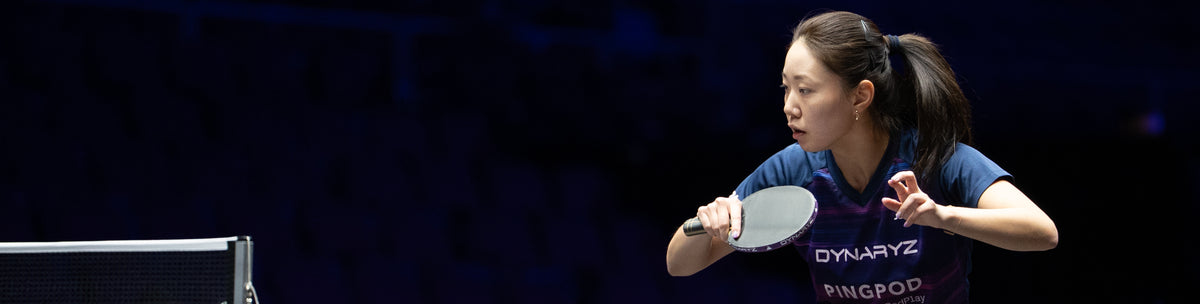 Table Tennis smash horizontal banner image.