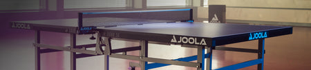 Horizontal banner image showing a JOOLA 3000 SC Table Tennis Table.