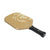 White background image of the JOOLA Magnus CAS 14mm Pickleball Paddle. Straight on view of the lion image on the paddle face. Gold and black.